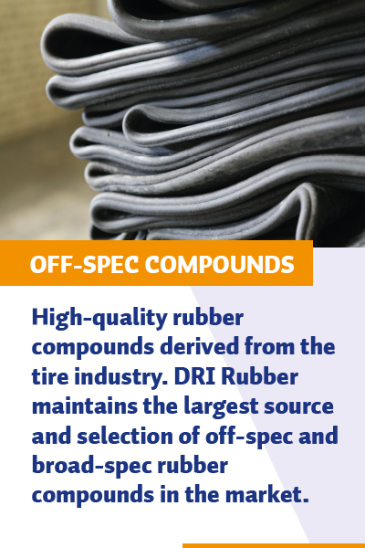 off-spec rubber compounds