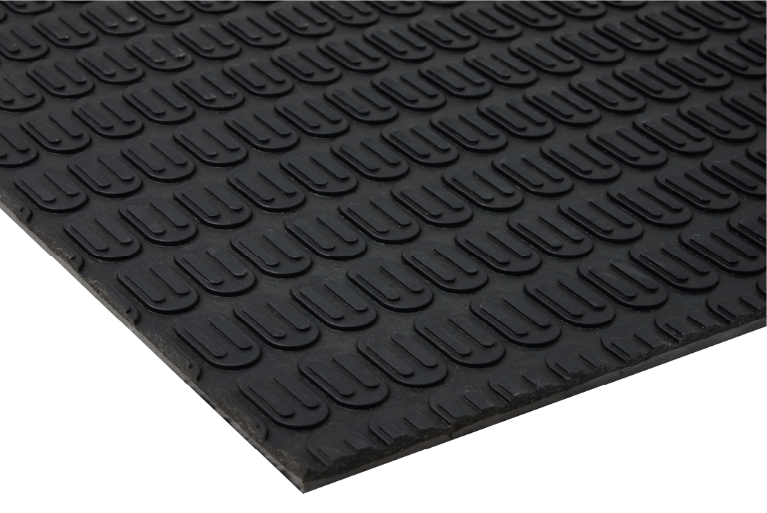 Double Button Mat rubber nat for cows by LRP Matting