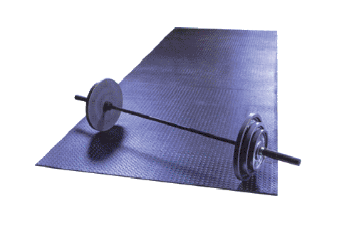 PowerPad rubber gym mat