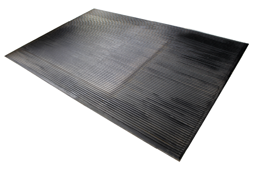 Rib Mat heavy duty industrial rubber mats by LRP Matting